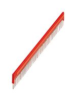 PHOENIX CONTACT 3000706 Jumper (Busbar), Red, 17.5 A, Plug In Bridge, Terminal Blocks, 50 Ways, 3.5 mm