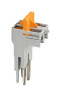 PHOENIX CONTACT 3034468 Jumper (Busbar), Grey/Orange, 30 A, Bridge Bar, Terminal Blocks, 2 Ways, 8.2 mm