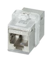 PHOENIX CONTACT 1086108 In-Line Adapter, Coupler, 8Pos, Adapter, In-Line, RJ45 Jack, RJ45 Jack