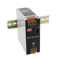 MEAN WELL XDR-480-36LA AC/DC DIN Rail Power Supply (PSU), Lever Actuated, ITE, Industrial & Laboratory Equipment, 1 Output