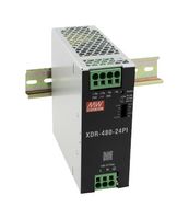 MEAN WELL XDR-480-36PI AC/DC DIN Rail Power Supply (PSU), Push-In, ITE, Industrial & Laboratory Equipment, 1 Output, 480 W