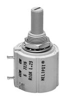 TT ELECTRONICS 7274R10KL.25 Rotary Potentiometer, 10 kohm, 10 Turns, Linear, 2 W, ± 5%, 7274 Series