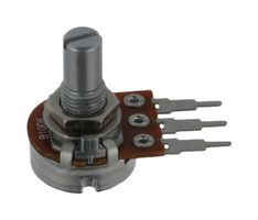 TT ELECTRONICS P160KN2-4QC20B10K Rotary Potentiometer, 10 kohm, 1 Turns, Linear, 200 mW, ± 20%, P160 Series