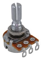 TT ELECTRONICS P160KNP-0EC15A1MEG Rotary Potentiometer, 1 Mohm, 1 Turns, Logarithmic, 100 mW, ± 20%, P160 Series