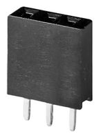 SAME SKY SSK02-FPH-254-A3 PCB Receptacle, Board-to-Board, 2.54 mm, 1 Rows, 3 Contacts, Through Hole Straight