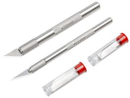 WELLER XCELITE XNS100 Knife Set, XN100 Light, XN200 Medium Duty Precision Knives and 5 Pieces Fine Point Precision Blades