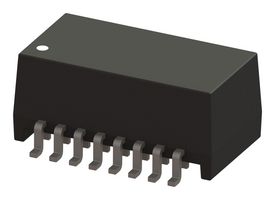 MULTICOMP PRO MP11FB-05AYNL Ethernet & LAN Transformer, 10/100 Base-TX, 1 Port, 1:1, 350 µH, 2.5 kV, Surface Mount