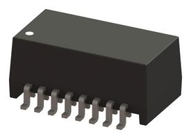 MULTICOMP PRO MP11FB-05BMNL Ethernet & LAN Transformer, 10/100 Base-T, 1 Port, 1:1, 350 µH, 2.5 kV, Surface Mount