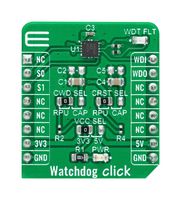 MIKROELEKTRONIKA MIKROE-4416 Add-On Board, Watchdog Click, MikroE MikroBUS Compatible Development Boards