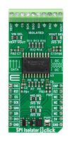 MIKROELEKTRONIKA MIKROE-5873 Add-On Board, SPI Isolator 8 Click, MikroE MikroBUS Compatible Development Boards