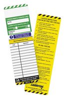 BRADY LAD-GB-EITL-12-50 Label, Hazard Strip, 164 mm, 50 mm, Polypropylene, Ladder Inspection Record