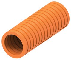 TE CONNECTIVITY 1-2500180-7 Conduit, Nylon 6 (Polyamide 6), Orange, 23.5 mm