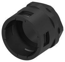 TE CONNECTIVITY 2500401-8 Conduit Connector, 42.5mm Size, M40 x 1.5, Straight, Nylon 6 (Polyamide 6), Black, 52.2 mm, IP66