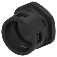 TE CONNECTIVITY 1-2500401-7 Conduit Connector, 42.5mm Size, PG36, Straight, Nylon 6 (Polyamide 6), Black, 51.2 mm, IP66