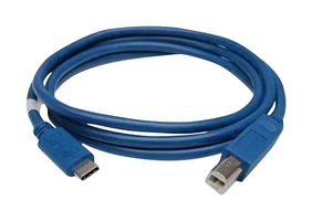PICO TECHNOLOGY TA578 Test Cable Assembly, 1.2m Lg, Blue, USB Type-C to USB 3.1 Type-B Plug Cable