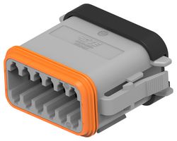 TE CONNECTIVITY - DEUTSCH DT06-12SA-CE05 Automotive Connector Housing, DT Series, Plug, 12 Ways, TE Connectivity DT Series Socket Contacts