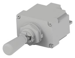 TE CONNECTIVITY - KISSLING K1010415 Toggle Switch, Lever, On-On-On, DPDT, Non Illuminated, 07 Series, Panel Mount, 20 A