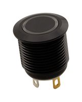 SAME SKY PBM2-M-BL3-F-BA-67 Vandal Resistant Switch, 3V LED, PBM2 Series, 16 mm, SPST-NO-DM, Off-(On), Round Flush, Natural