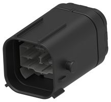 TE CONNECTIVITY 2490960-1 Automotive Connector Housing, Code A, Black, NTSEAL Series, Receptacle, 26 Ways