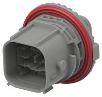 TE CONNECTIVITY 1-2490960-2 Automotive Connector Housing, Code B, Grey, NTSEAL Series, Receptacle, 26 Ways