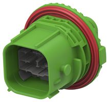 TE CONNECTIVITY 1-2490960-3 Automotive Connector Housing, Code C, Green, NTSEAL Series, Receptacle, 26 Ways