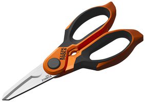 KLEIN TOOLS 2100CS Scissors, Electrician, 73.66 mm, 181.5 mm, 2.9 ", 7.14 ", Molded Plastic