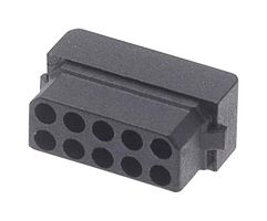 HARWIN M80-1031098S Rectangular Connector, Datamate L-Tek M80-103, 10 Contacts, Receptacle, 2 mm, Crimp, 2 Row