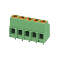 PHOENIX CONTACT 1472135 Wire-To-Board Terminal Block, 5 mm, 5 Ways, 26 AWG, 14 AWG, 2.5 mm², Push In