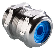 PFLITSCH BG 225VA.3 Cable Gland, Blue Seal Insert, M25 x 1.5, 6 mm, 20 mm, 303 Stainless Steel, Metallic - Unfinished