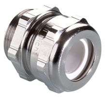 PFLITSCH 208210D 4.5 Cable Gland, M8 x 1, 3 mm, 4.5 mm, Brass, Metallic - Nickel Finish, IP68, NEMA 4X