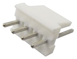 AMP - TE CONNECTIVITY 640454-4 Pin Header, Wire-to-Board, 2.54 mm, 1 Rows, 4 Contacts, Through Hole Straight, MTA-100