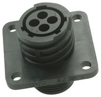 TE CONNECTIVITY - AMP 206430-1 Circular Connector, Circular Power Connector, CPC Series 1, Flange Mount Receptacle, 4 Contacts