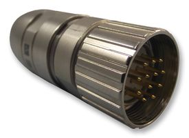 LUTZE RC12PIN128049 Circular Connector, Standard Circular Connector, Cable Mount Plug, 12 Contacts