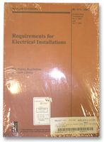 INSTITUTE OF ELECTRICAL ENGINEERS IEE WIRING 16TH ED BROWN COPY 2004 BOOK, 16TH EDITION, BROWN COPY 2004