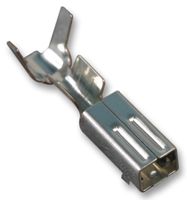 JST / JAPAN SOLDERLESS TERMINALS BVM-81T-P2.0 Rectangular Power Contact, Tin Plated Contacts, Phosphor Bronze, Pin, Crimp, 12 AWG