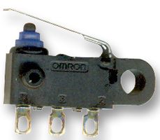 OMRON ELECTRONIC COMPONENTS D2HW-C261H Microswitch, Snap Action, Leaf Lever, SPDT, Solder, 2 A, 42 V