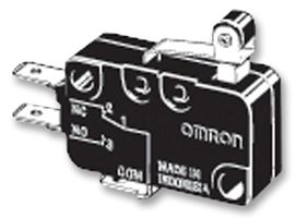 OMRON ELECTRONIC COMPONENTS D3V-115-1C5T MICROSWITCH, HT, SHORT HINGE ROLLER
