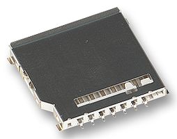 MULTICOMP PRO SDCMF-10715W1T1 Memory Card Connector, MultiMediaCard (MMC), Push-Push, 7 Contacts, Phosphor Bronze