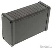 HAMMOND 1455K1201BK Metal Enclosure, 1455 Series, Extruded With Metal End Panels, Small, Extruded Aluminium, 43 mm