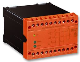 DOLD BN 5983.53 DC 24V Safety Relay, 24 VDC, 3PST-NO, SPST-NC, BN 5983 Series, DIN Rail, 5 A, Quick Connect