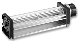 EBM-PAPST QG030-148/12 Fan Blower, QG030 Series, Crossflow, 12 VDC, DC, 47.5 mm, 50 mm, 44 CFM