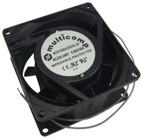 MULTICOMP SF23080A/2083HSL.GN AC Axial Fan, 220V to 240V, Square, 80 mm, 38 mm, Sleeve Bearing, 30 CFM