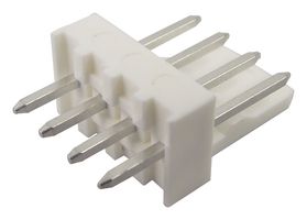 MOLEX 22-27-2041 Pin Header, Square Pin, Wire-to-Board, 2.54 mm, 1 Rows, 4 Contacts, Through Hole Straight
