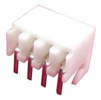 MOLEX 38-00-1334 PCB Receptacle, Board-to-Board, 2.54 mm, 1 Rows, 4 Contacts, Female Receptacle