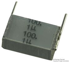 TDK B32561J1105K000 General Purpose Film Capacitor, Metallized PET Stacked, Radial, 1 µF, ± 10%, 63 V, 100 V