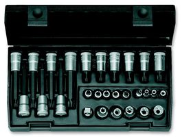 GEDORE 30 TX-20 SOCKET DRIVER SET, 3/8" AND 1/4"