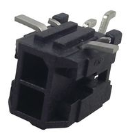 MOLEX 43045-0209 Pin Header, Power, 2 Rows, 2 Contacts, Surface Mount Right Angle, Micro-Fit 3.0 43045