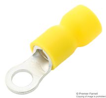MULTICOMP PRO RVE5-8 Ring Tongue Terminal, M8, 5/16", 10 AWG, 5.5 mm², RVE, Yellow