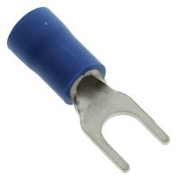 JST / JAPAN SOLDERLESS TERMINALS FVWS2-YS4A K Fork / Spade Tongue Terminal, FV, 16AWG to 14AWG, M4, #8, Vinyl