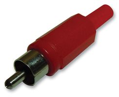 MULTICOMP PRO MP010852 RCA (Phono) Audio / Video Connector, 1 Contacts, Plug, Brass, Beryllium Copper
